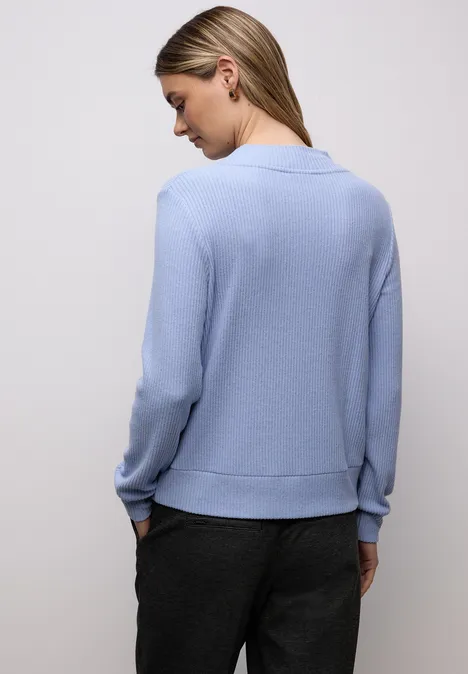Softes Turtleneck Shirt frosted blue mel. Softes Turtleneck Shirt frosted blue mel.