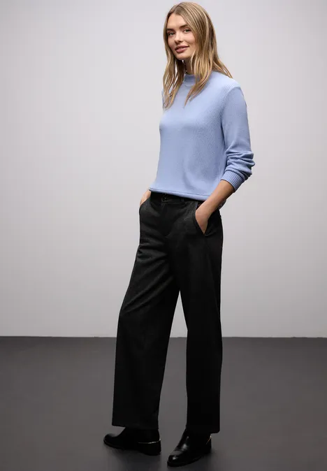 Softes Turtleneck Shirt frosted blue mel. Softes Turtleneck Shirt frosted blue mel.