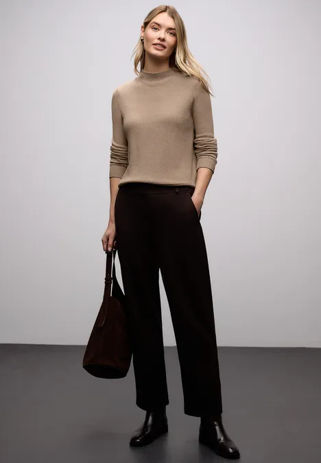 Softes Turtleneck Shirt light terra mocha mel. Softes Turtleneck Shirt light terra mocha mel.