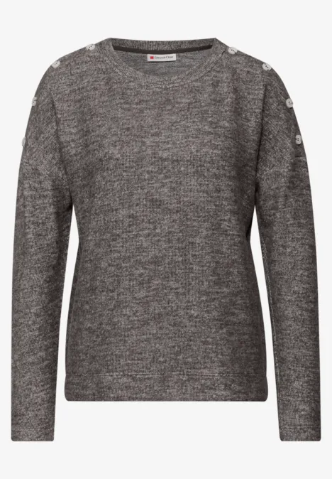 T-shirt doux avec boutons null