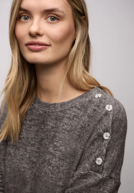 T-shirt doux avec boutons null