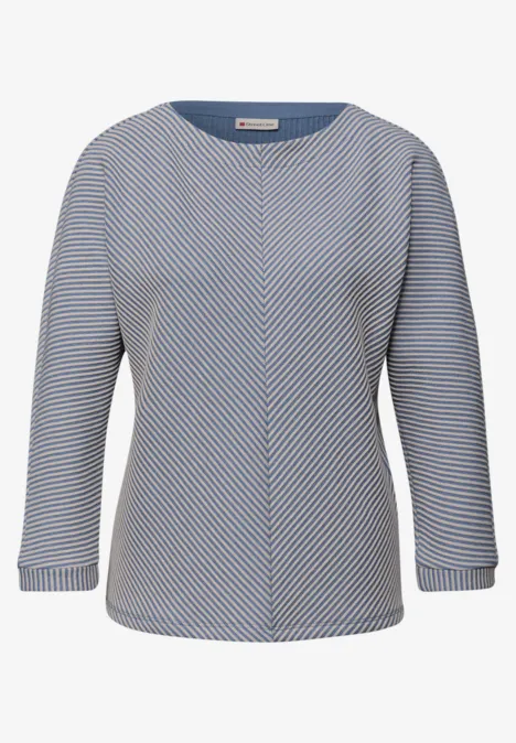 T-shirt structuré deux tons null T-shirt structuré deux tons null