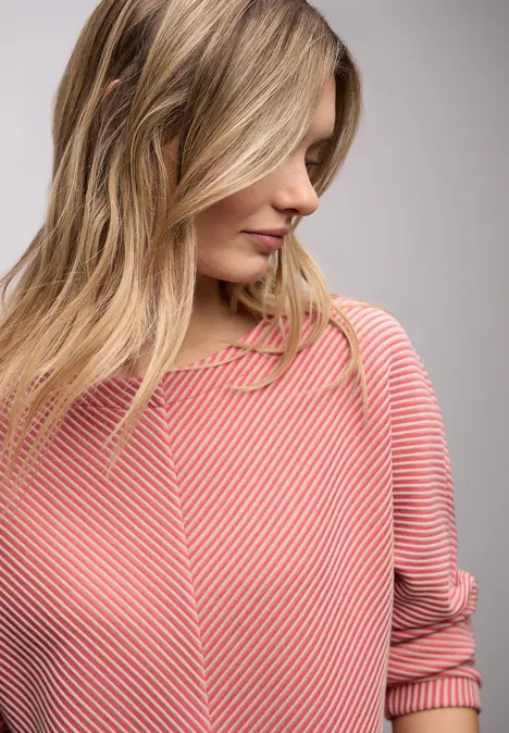 T-shirt structuré deux tons null T-shirt structuré deux tons null