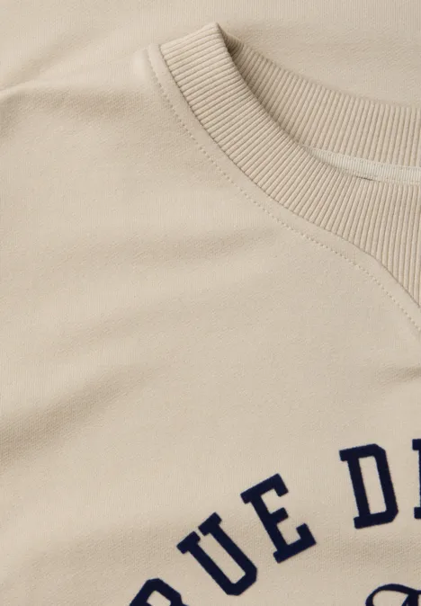 Shirt mit Wording cotton beige