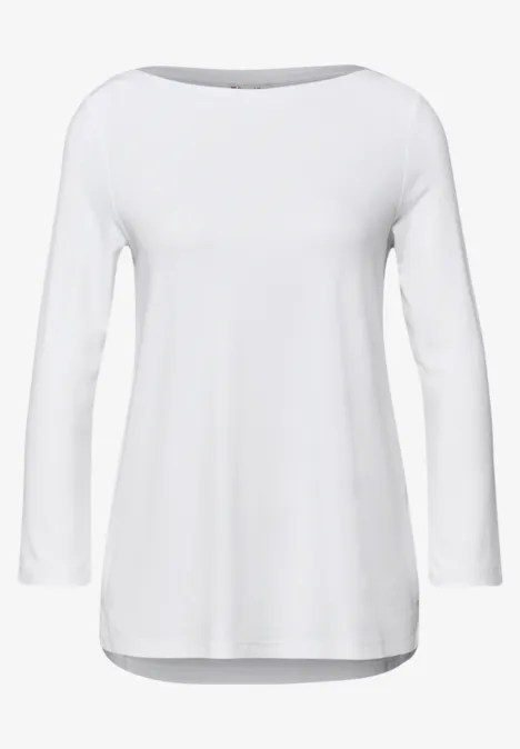 Chemise à manches longues White