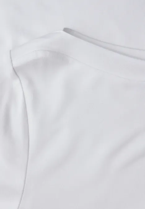 Chemise à manches longues White