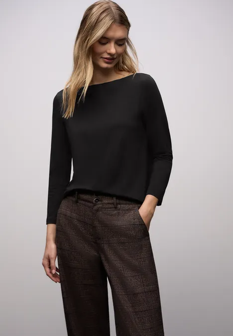 Chemise à manches longues Black