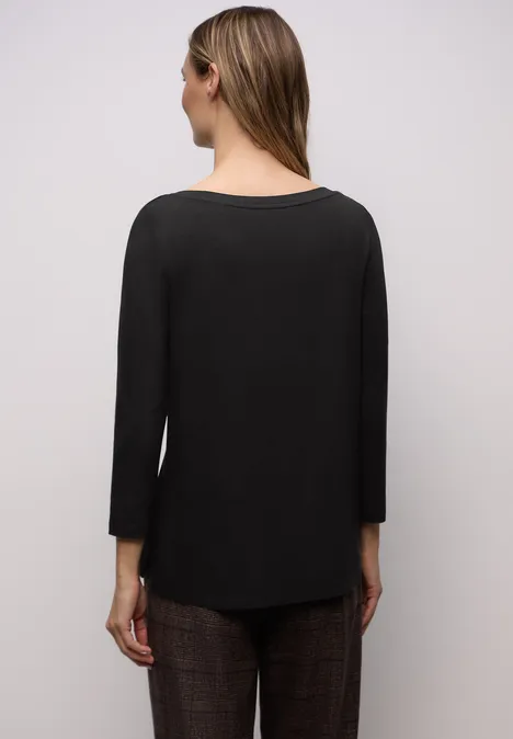 Chemise à manches longues Black