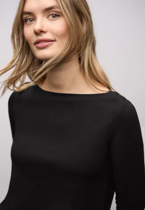 Chemise à manches longues Black