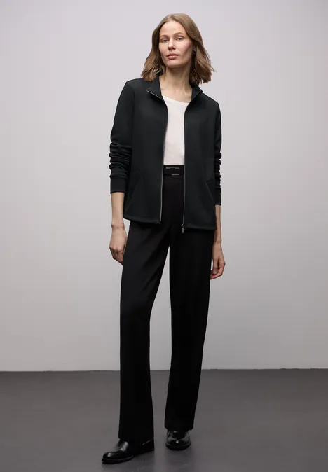 Veste avec cordon de serrage Black