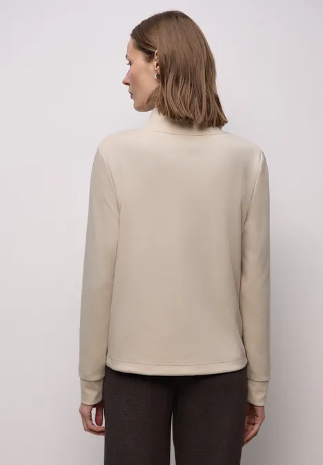 Veste avec cordon de serrage cotton beige