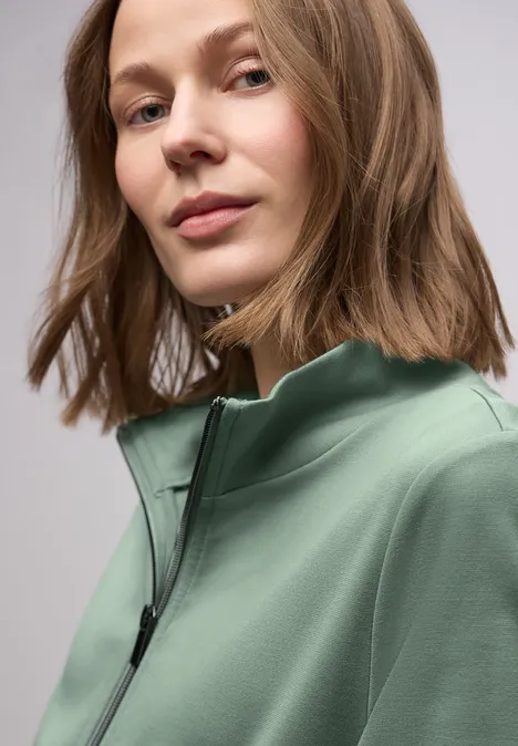 Veste avec cordon de serrage dark serene green