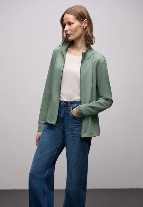 Veste avec cordon de serrage dark serene green