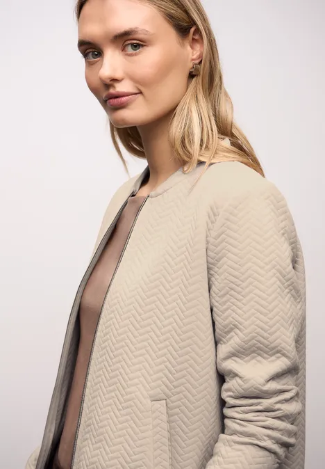 Veste structurée cotton beige Veste structurée cotton beige
