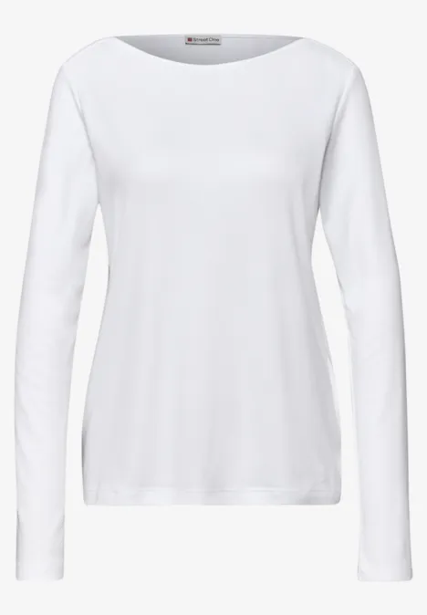 Shirt in effen kleur White Shirt in effen kleur White