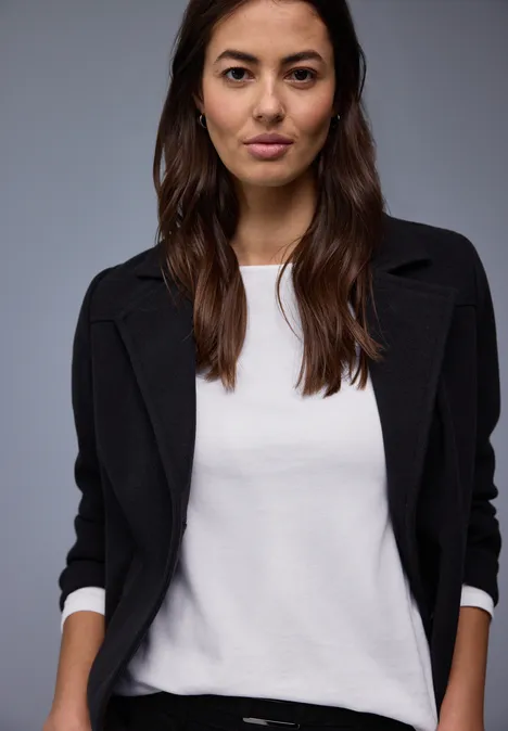 Shirt in effen kleur White Shirt in effen kleur White