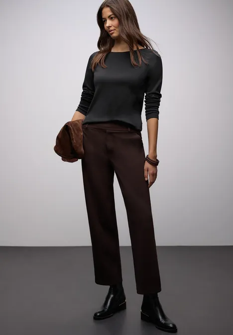 Shirt in Unifarbe Black Shirt in Unifarbe Black