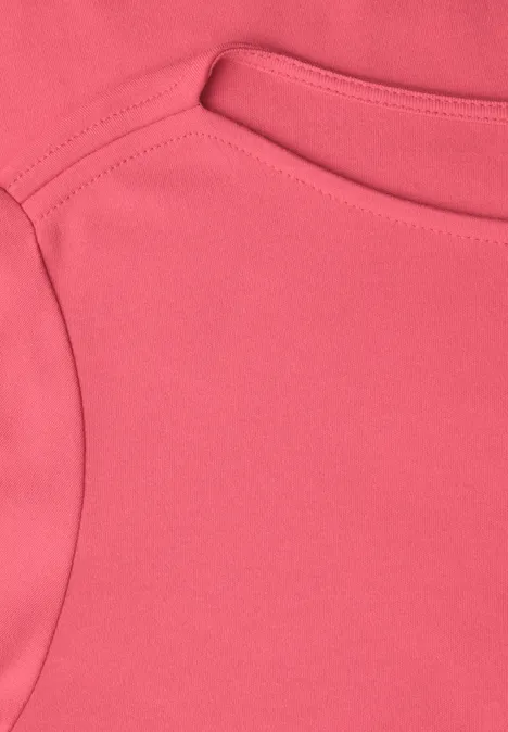 Shirt in Unifarbe striking coral Shirt in Unifarbe striking coral