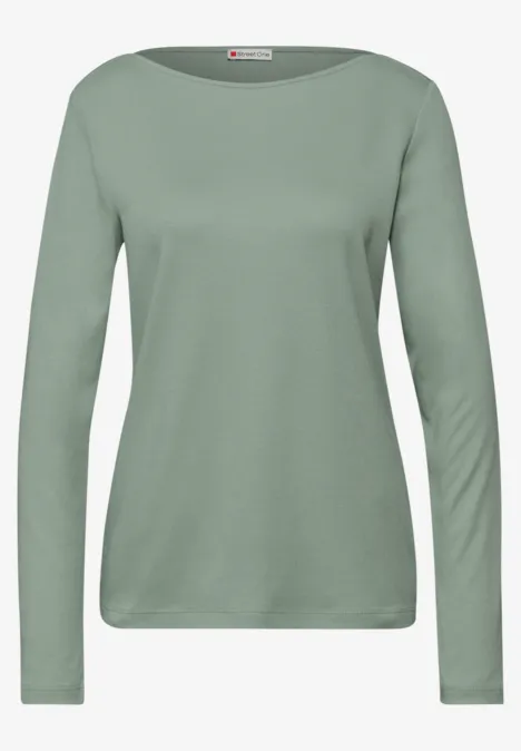 Shirt in Unifarbe dark serene green Shirt in Unifarbe dark serene green