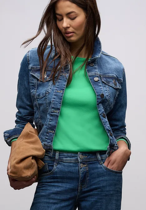 Shirt in Unifarbe arcadia green Shirt in Unifarbe arcadia green