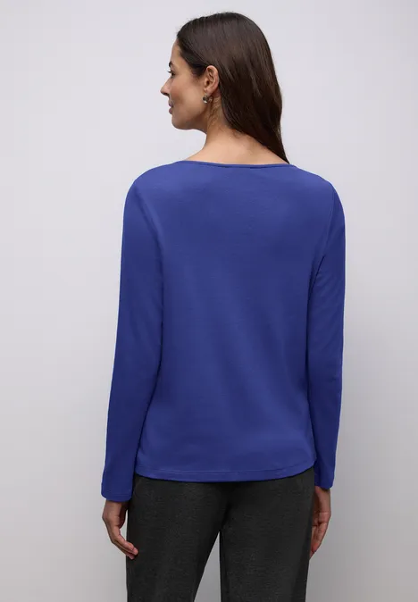 Shirt in Unifarbe amparo blue Shirt in Unifarbe amparo blue