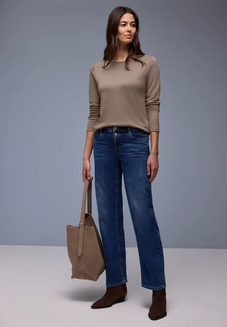 Shirt in Unifarbe light terra mocha Shirt in Unifarbe light terra mocha