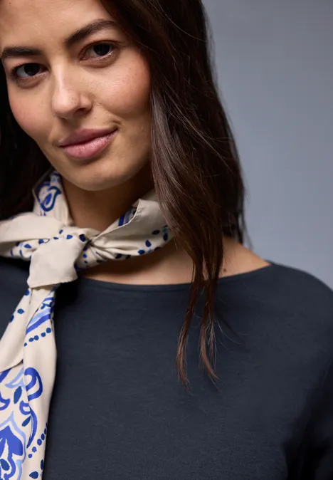 Shirt in Unifarbe shadowed navy Shirt in Unifarbe shadowed navy