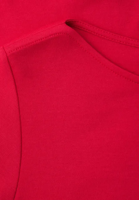 T-shirt en couleur unie salsa red