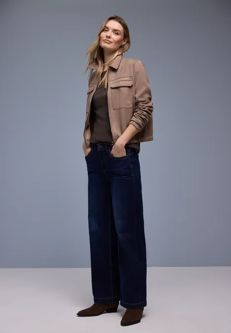 Shirt in Unifarbe molten earth Shirt in Unifarbe molten earth