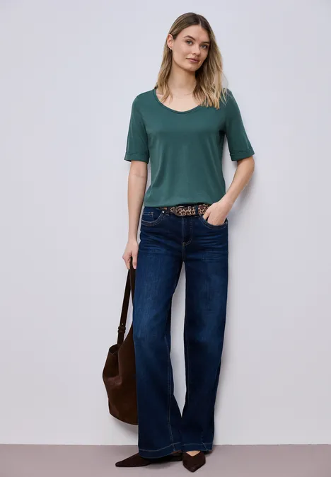 Koszulka z Turn-Up mediterra green Koszulka z Turn-Up mediterra green