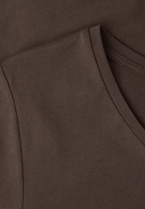 Shirt met omslag molten earth