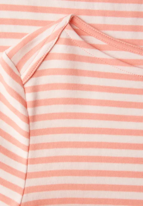 T-shirt à rayures light apricot