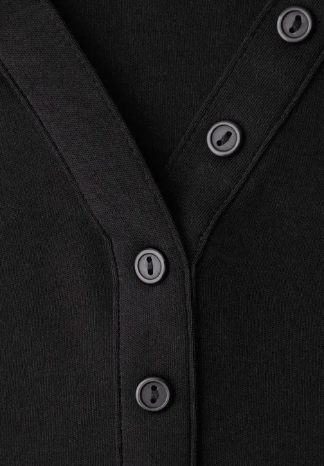 T-shirt en couleur unie Black