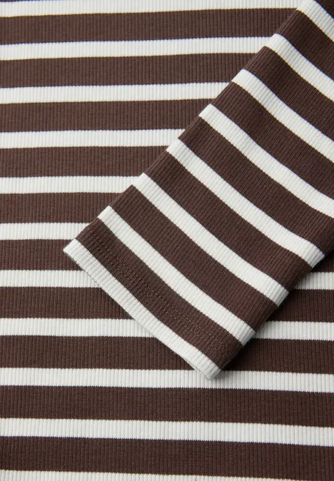 T-shirt à rayures molten earth