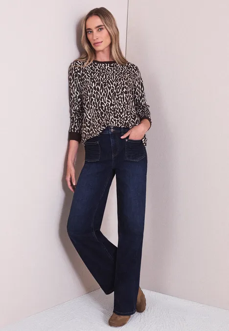 Leo Jacquard Shirt molten earth