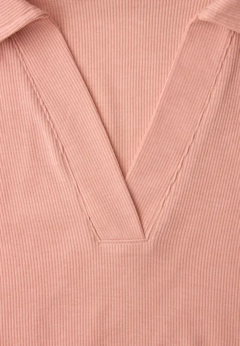 Poloshirt light apricot mel.