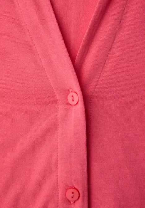 Shirt im Blusen-Look striking coral