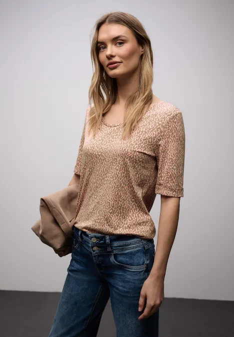 Leo Shirt light apricot