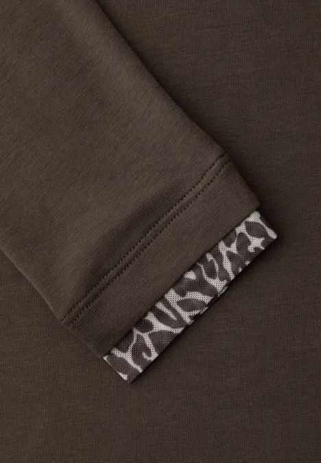 Shirt met leo details molten earth Shirt met leo details molten earth