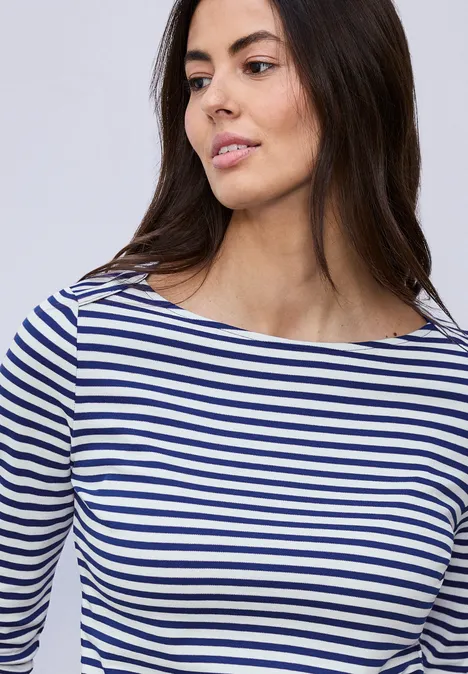 Gestreiftes Shirt amparo blue