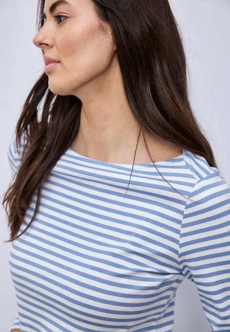 Gestreiftes Shirt bonnet blue