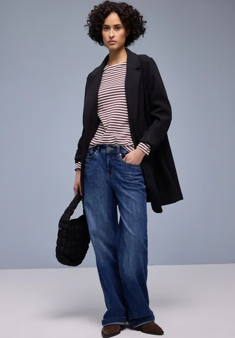 Gestreiftes Shirt truffle red Gestreiftes Shirt truffle red