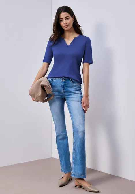 T-shirt de base amparo blue