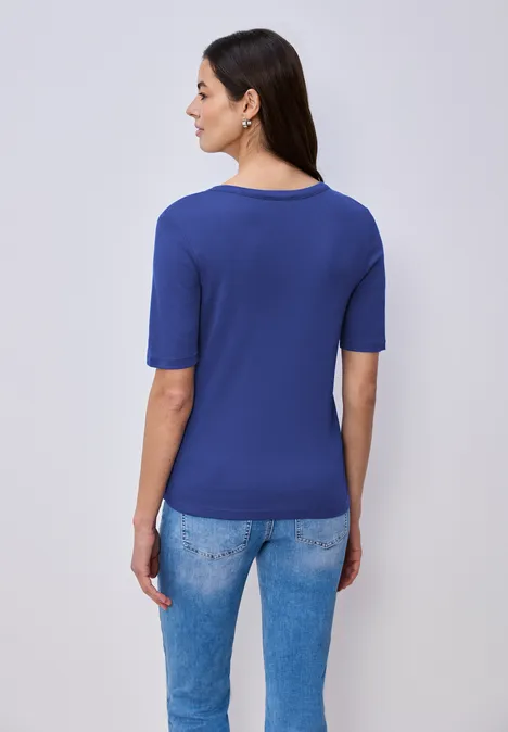 T-shirt de base amparo blue