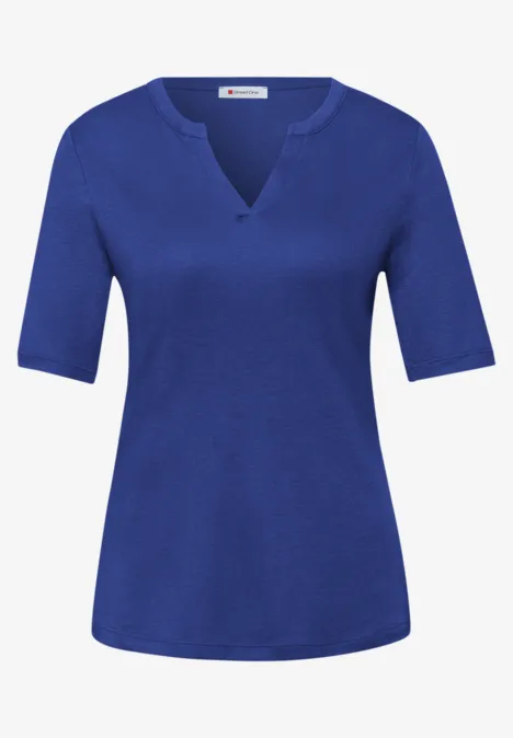 T-shirt de base amparo blue