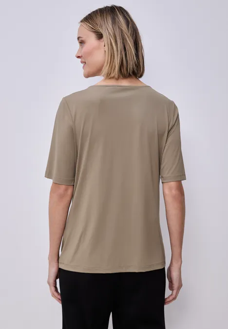 T-shirt de base light terra mocha
