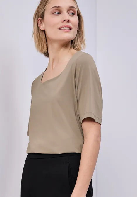T-shirt de base light terra mocha