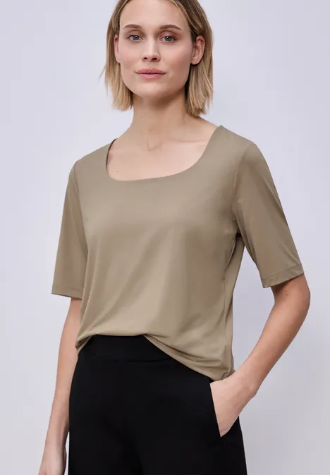 T-shirt de base light terra mocha