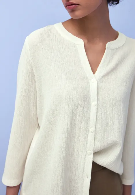 T-shirt au look tunique off white T-shirt au look tunique off white