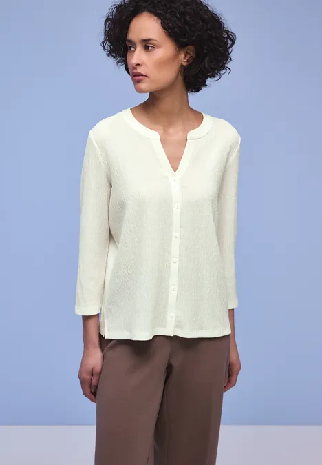 T-shirt au look tunique off white T-shirt au look tunique off white